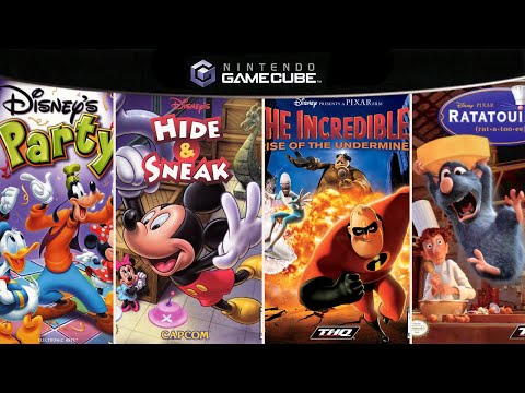 Видео: Игры по мотивам мультфильмов Disney для Gamecube