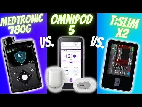 Видео: Omnipod 5 против Medtronic 780G против T:slim X2!