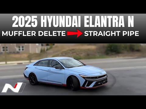 Видео: Hyundai Elantra N 2025 года: еще громче!
