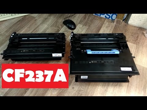 Видео: Картридж HP37A (CF237A) Разборка. Заправка. Инструкция