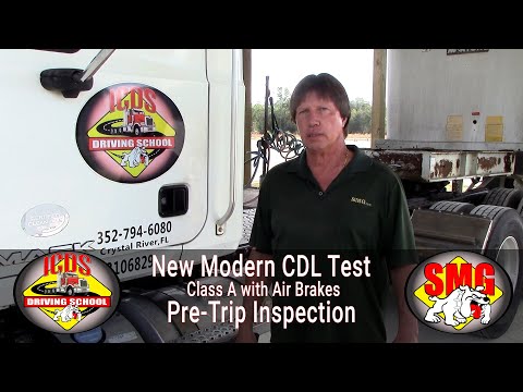 Видео: Современный тест CDL класса A с предрейсовой проверкой воздуха
