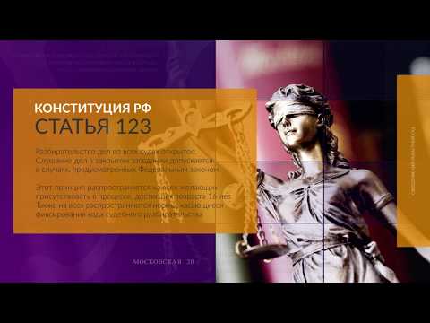 Видео: Принцип гласности в судах