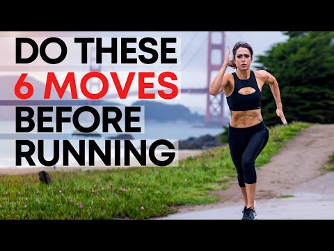 Видео: Лучшая разминка ПЕРЕД БЕГОМ (выполняйте эти 6 упражнений, чтобы бегать лучше)