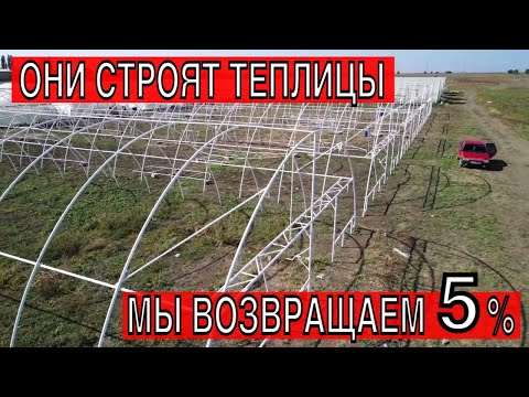 Видео: Постройка теплиц - у кого заказать?