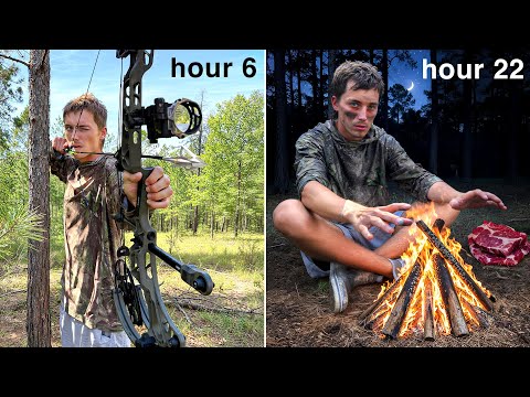 Видео: Ем только то, что охочусь, в течение 24 часов.