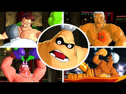 Видео: Punch-Out!! Wii HD — все вступительные анимации сражений противников