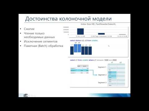 Видео: Колоночные индексы в SQL Server 2016