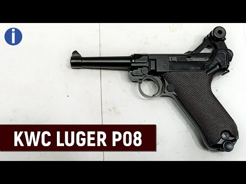 Видео: KWC Luger P08 - обзор пневматического пистолета CO2