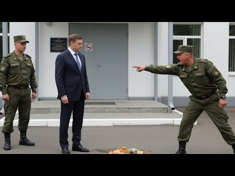 Видео: Название: Над отцом солдата издевались на КПП, пока он не достал телефон...