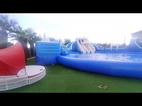 Видео: город Капчагай (Конаев) Аквапарк, база отдыха Del mare