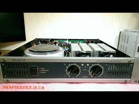Видео: Markus MA5000s или Yamaha P5000s ремонт обзор усилителя