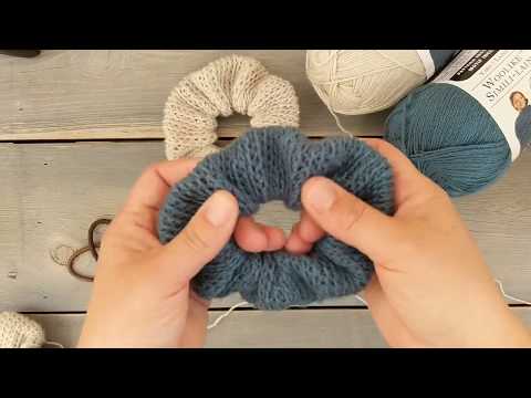 Видео: Бесплатная схема вязания крючком резинок для волос