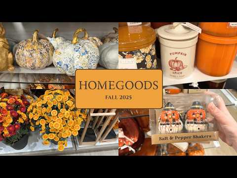 Видео: 🍂 Что НОВОГО в HomeGoods для осеннего домашнего декора 2025? 🍂