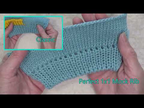 Видео: Как связать на машине идеальную ложную резинку 1 на 1