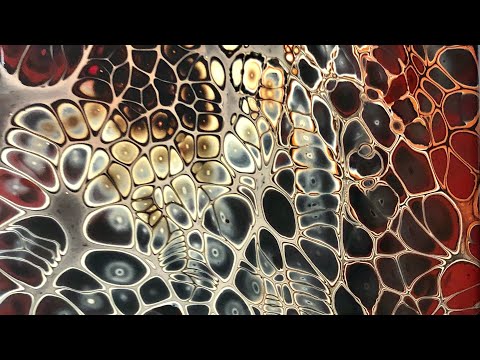 Видео: № 138. Четыре УДИВИТЕЛЬНЫХ (без преувеличений!) PaintPours, вдохновленных джунглями! флип и губа