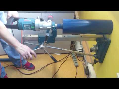 Видео: Самое геморройное алмазное сверление / бурение Bosch