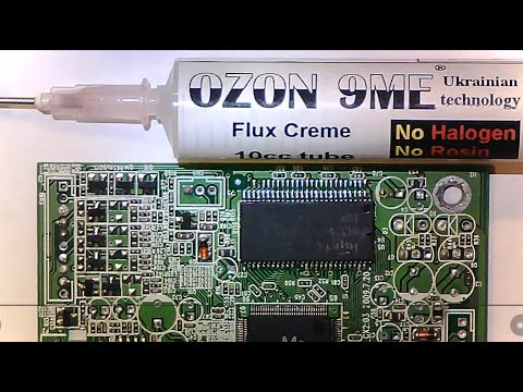 Видео: Флюс гель Ozon 9ME на практиці .