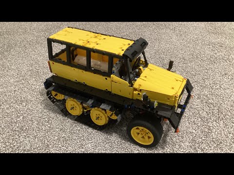 Видео: Lego technic halftruck Лего техник полугусеничная машина