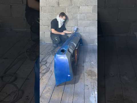 Видео: Покрасил бампера на ниву.