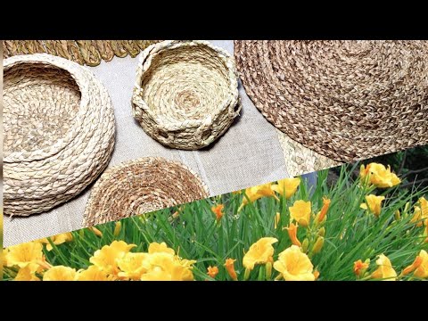 Видео: ПЛЕТЕНИЕ ИЗ ЛИСТЬЕВ ЛИЛЕЙНИКА. МЕТОД ,,КОСА" #элен_ку