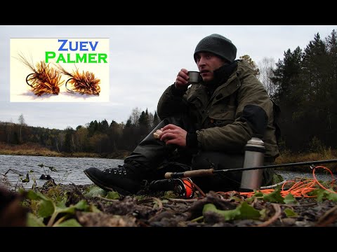 Видео: Вязание мушек. Сухая мушка на голавля Zuev Palmer