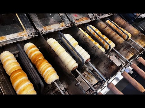 Видео: 30 видов каминного торта! Лучший десерт из каминного пирога в Корее - корейская уличная еда