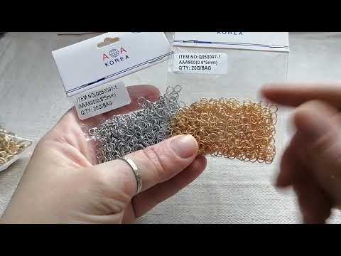 Видео: посылка с корейской фурнитурой