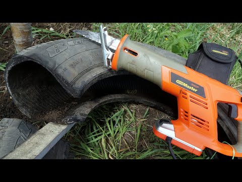 Видео: Сабельной ПИЛОЙ пилим ПОКРЫШКИ.