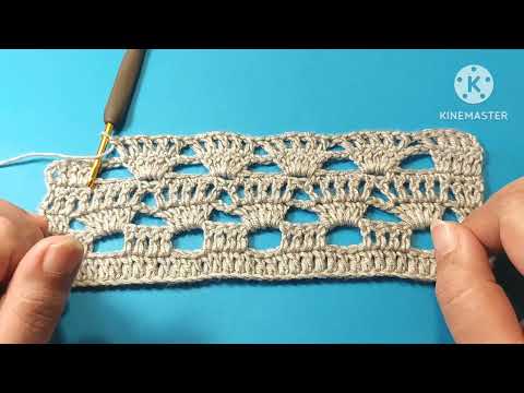 Видео: Как связать чудесную и новую женскую шаль крючком, подробно объяснено для начинающих.