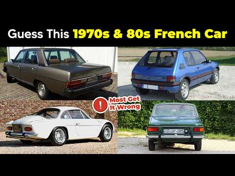 Видео: Викторина по классическим автомобилям | 96,4% НЕ ПРОЙДУТ эту викторину по классическим французски...