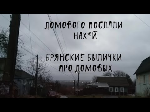 Видео: 🏚 Как избавиться от домового и послать его нах*й | Домовые | В. Д. Глебов | Брянские былички | 66–75