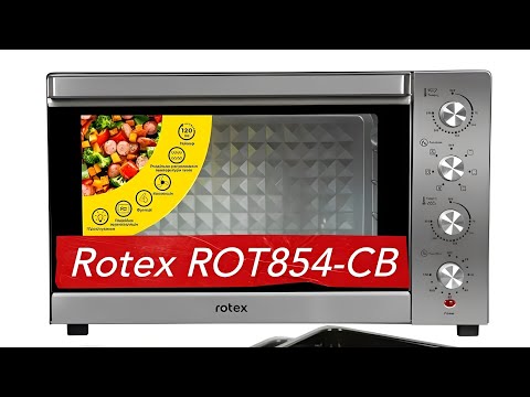 Видео: єлектрична духовка ROTEX ROT854-CB 80литрів