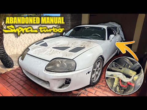 Видео: Заброшенный суперкар: MK4 Supra Turbo с механической коробкой передач | Первая мойка за 15 лет! |...