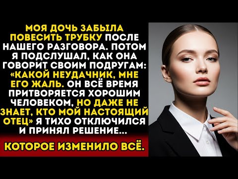 Видео: ДОЧЬ НАЗВАЛА МЕНЯ НЕУДАЧНИКОМ, НЕ ЗНАЯ, ЧТО Я ПОДСЛУШИВАЮ. НО ТО, ЧТО Я СДЕЛАЛ, ОНА НЕ ЗАБУДЕТ