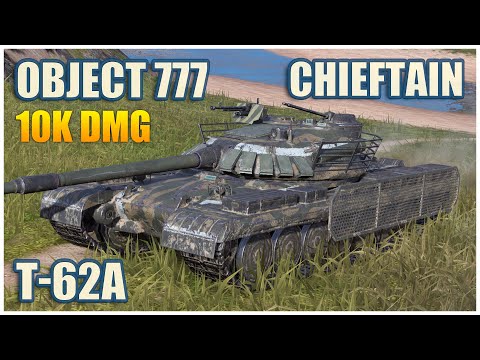 Видео: Объект 777, Т-62А & Chieftain Mk. 6 • WoT Blitz Gameplay