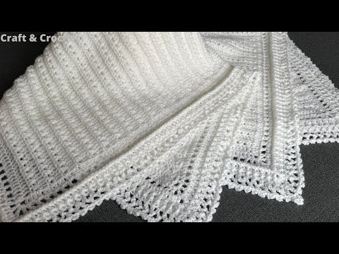 Видео: Легко и быстро детское одеяло крючком/поделка и схема вязания крючком 3901