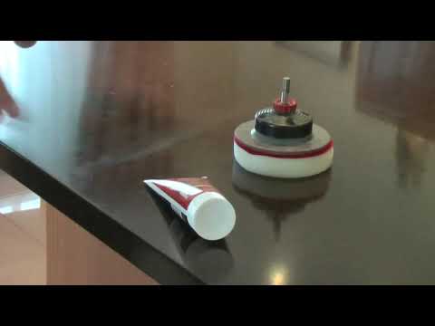 Видео: Устраняем царапины со столешницы из искусственного камня