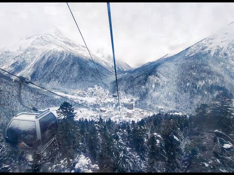 Видео: Домбай декабрь 2023