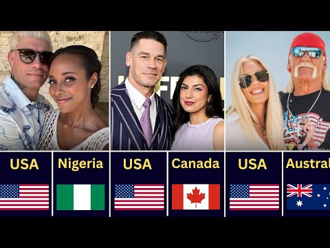 Видео: Рестлеры WWE и их жены из разных стран
