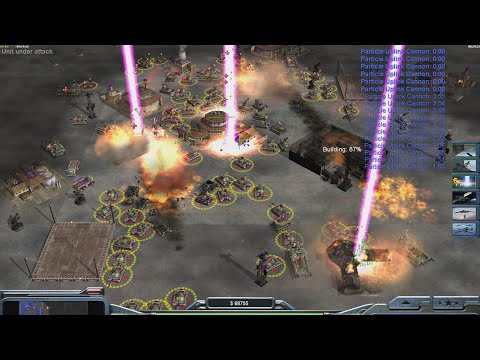 Видео: Оружие США Suer - Command & Conquer Generals Zero Hour - Сложный игровой процесс 1 против 7