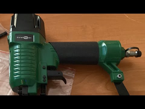 Видео: Обзор Степлер пневматический FinePower AN120