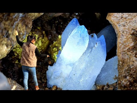 Видео: Огромный голубой бриллиант! Маленькая пещера скрывает огромный алмаз