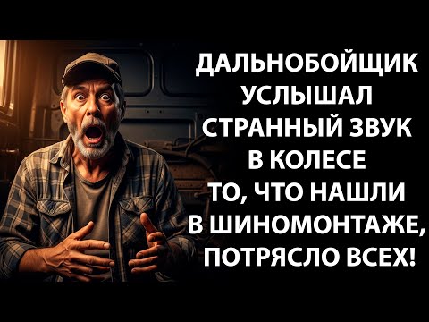 Видео: ДАЛЬНОБОЙЩИК УСЛЫШАЛ СТРАННЫЙ ЗВУК В КОЛЕСЕ - ТО, ЧТО НАШЛИ В ШИНОМОНТАЖЕ, ПОТРЯСЛО ВСЕХ!