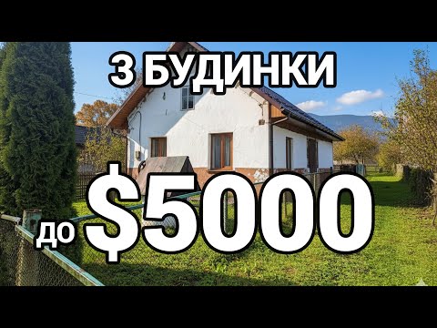 Видео: ТРИ БУДИНКИ у СЕЛІ до $5000 | Є ВСЕ що потрібно, заходь та живи