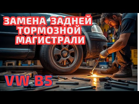 Видео: Passat B5 - тормоза не шутка! Поставил медь и новый суппорт 🔥