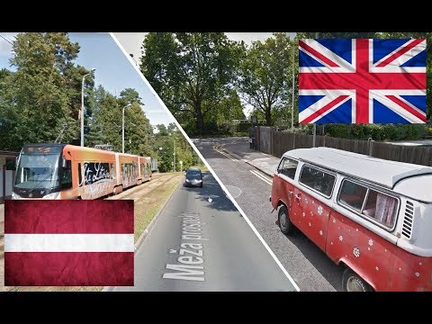 Видео: Лондон - Рига. Уонстед - Межапарк. Великобритания - Латвия. Latvija - UK