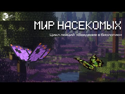 Видео: Мир насекомых | Лекция по биологии в Minecraft | MindCube Академия