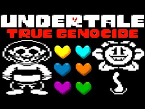 Видео: Undertale: True Genocide | Битва с Chara - Чара захватила души