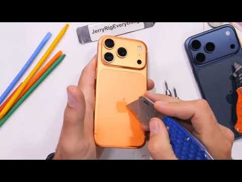 Видео: iPhone 17 Pro тест на прочность обзор на русском языке  JerryRigEverything краш тест