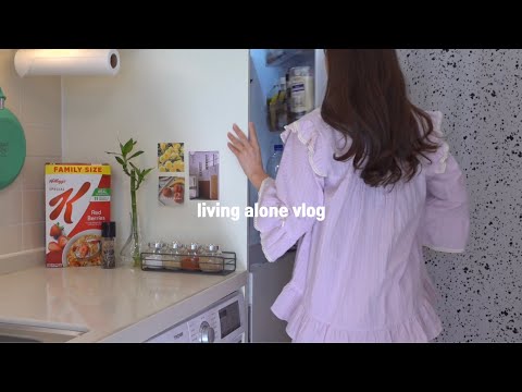 Видео: жить в одиночестве есть кукурузную курицу и острые ттокпокки и печь шоколадные лепешки